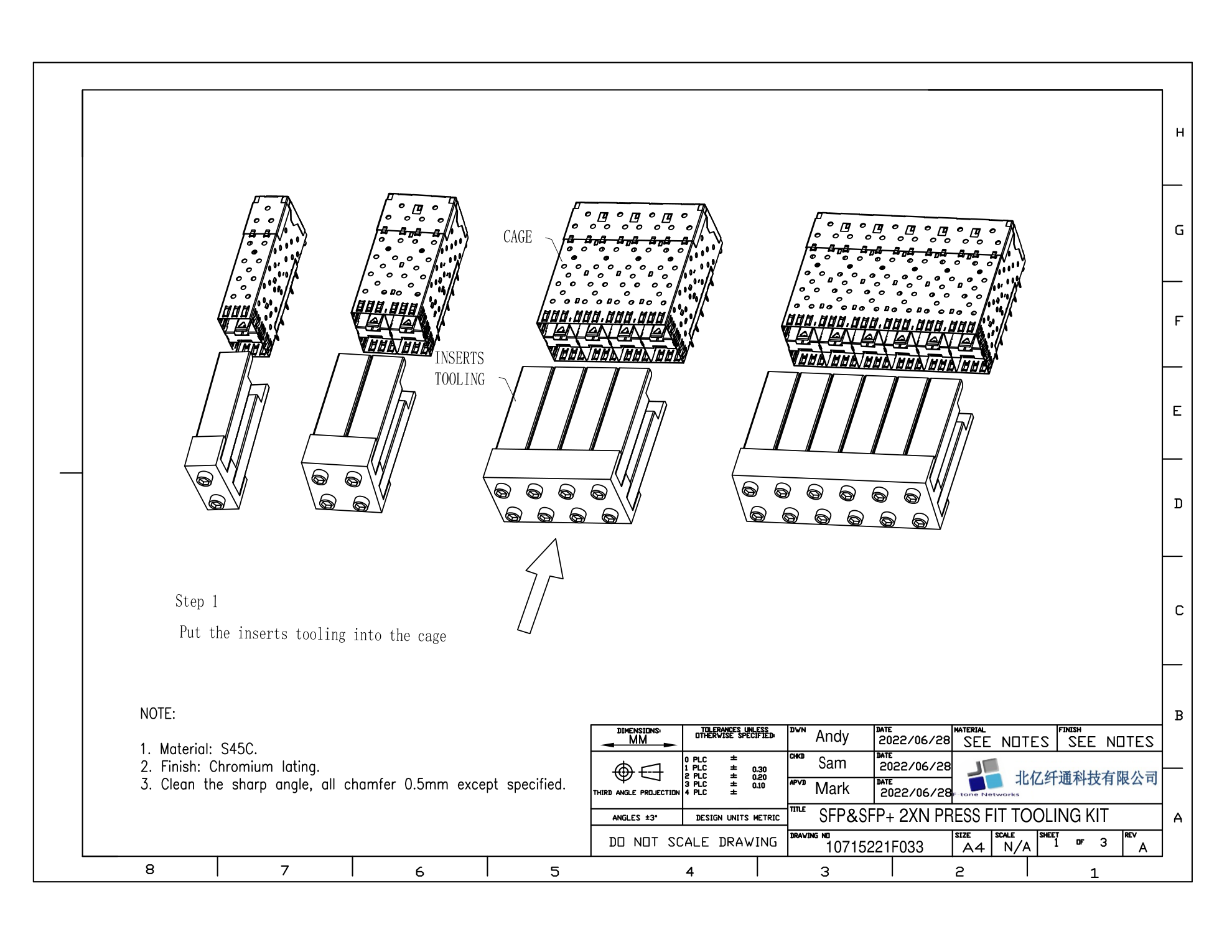 FT-AO Series Press Fit Tooling Kit