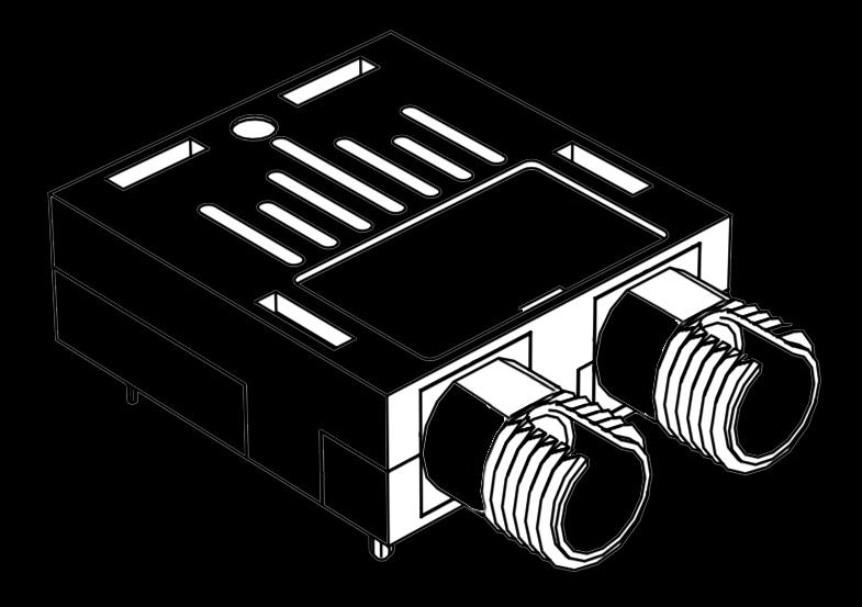 Duplex ST Optical Interface Industrial Grade