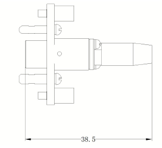 RP7F11T10 插头外形尺寸