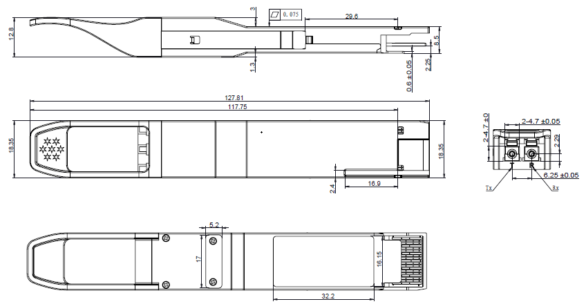 FTQD-2H-LR8 Electrical Pin-out Details