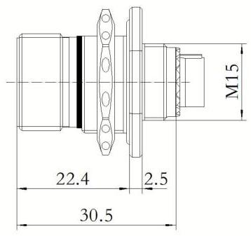 FS801-11J02ACN Socket - Outline
