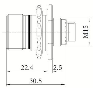 FS801-11J02ACN Socket - Outline View 2