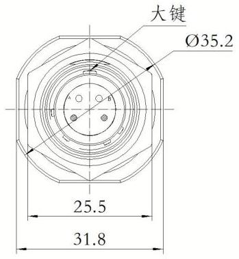 FS801-11R02ACN Socket - Outline 2