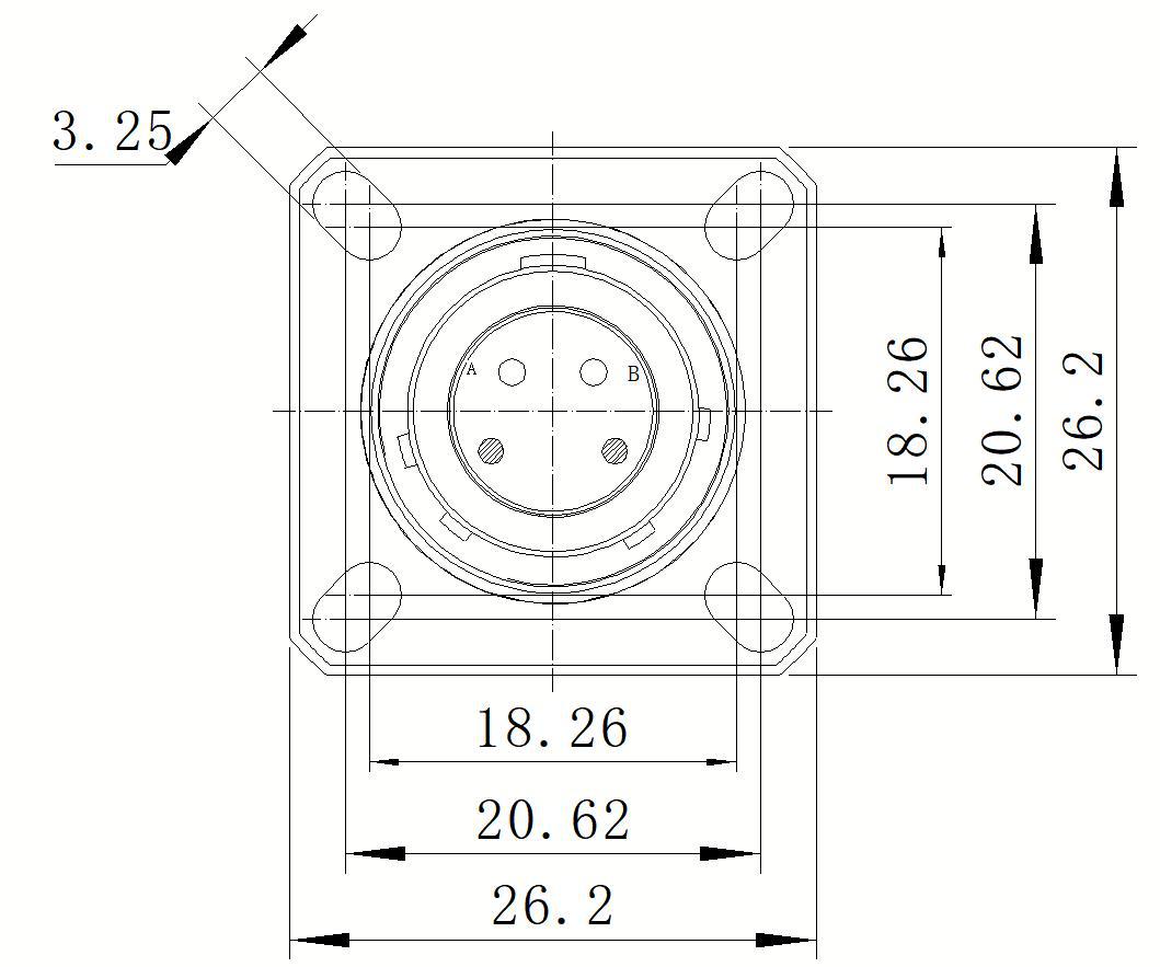 FS801-11R02ACN Socket - Outline 3