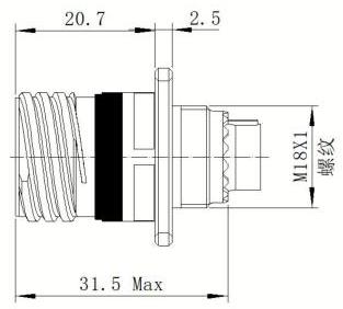 FS801-13R04ACN Socket - Outline View 2