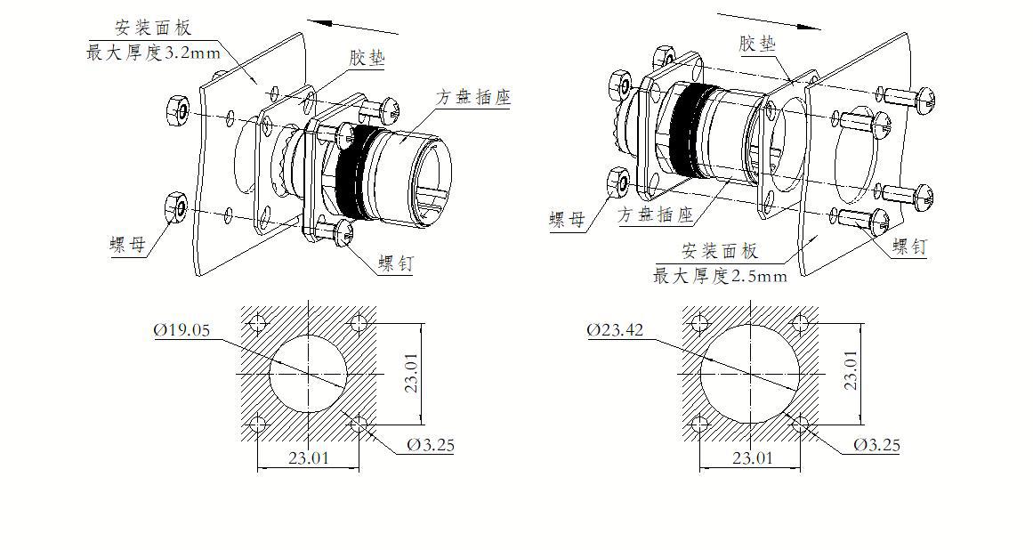FS801-13R04ACN Socket - Installation