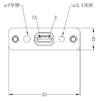 插头外形尺寸及接点排列