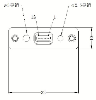RP7F11T10光缆组件光路对应关系图