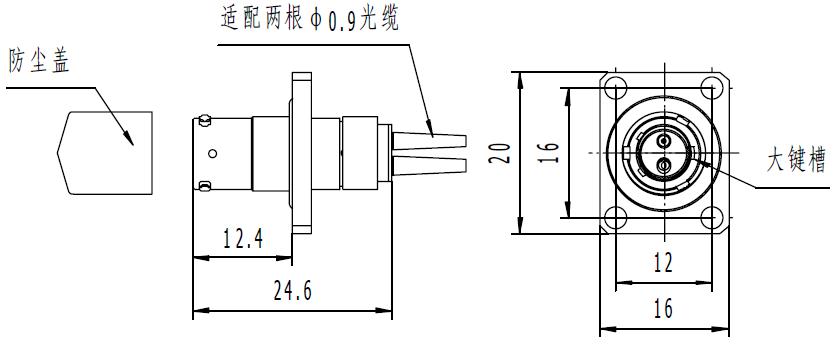 JYSK22N05Z 光纤连接器插头 – 插入损耗≤0.5dB 机械耐久性≥500次 工作温度-40~+80℃