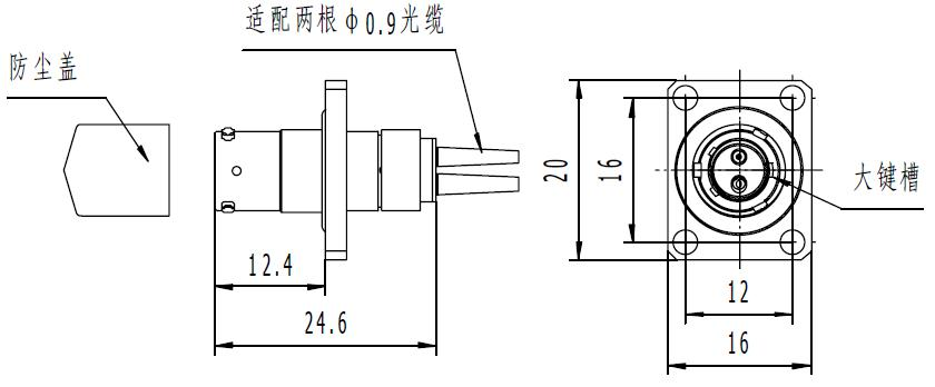 JYSK22N05Z 插座外形尺寸图