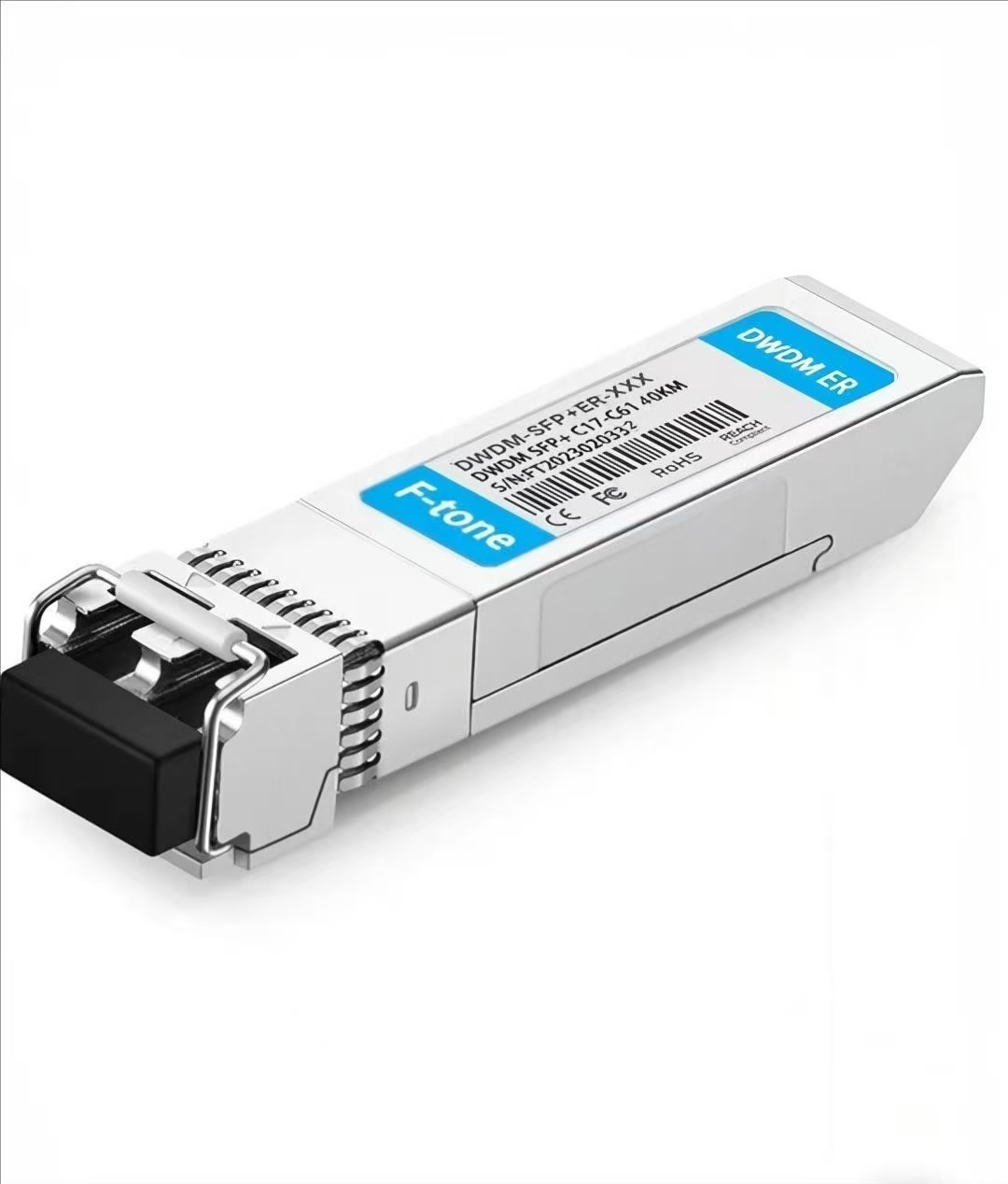 Cisco DWDM-SFP10G-C Compatible 10G DWDM Tunable SFP+ 50GHz 1529.16nm~1568.36nm 80km LC SMF DDM Transceiver Module