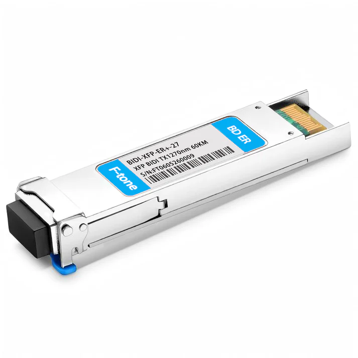 XFP-10G32-BX60 10G BX BIDI XFP TX1330nm/RX1270nm 60km LC SMF DDM Transceiver Module