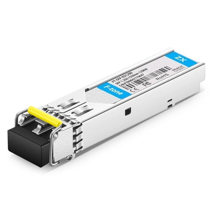 SFP-GE55-ZX120 1000Base SFP ZX120 1550nm 120km LC SMF DDM Transceiver Module