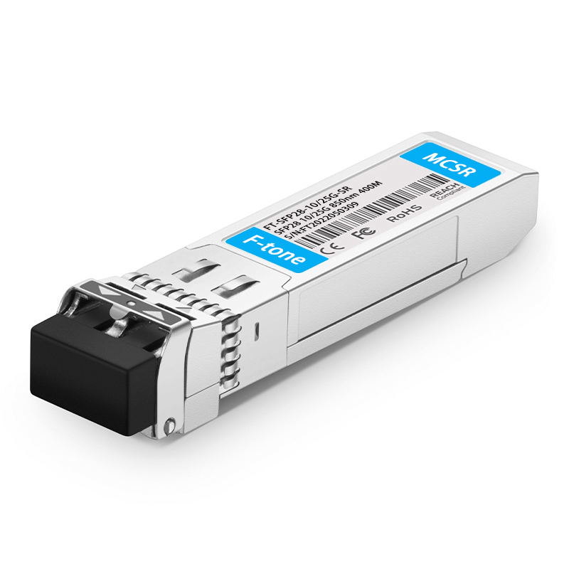 SFP28-25G-SR 25G SFP28 SR 850nm 100m LC MMF DDM Transceiver Module