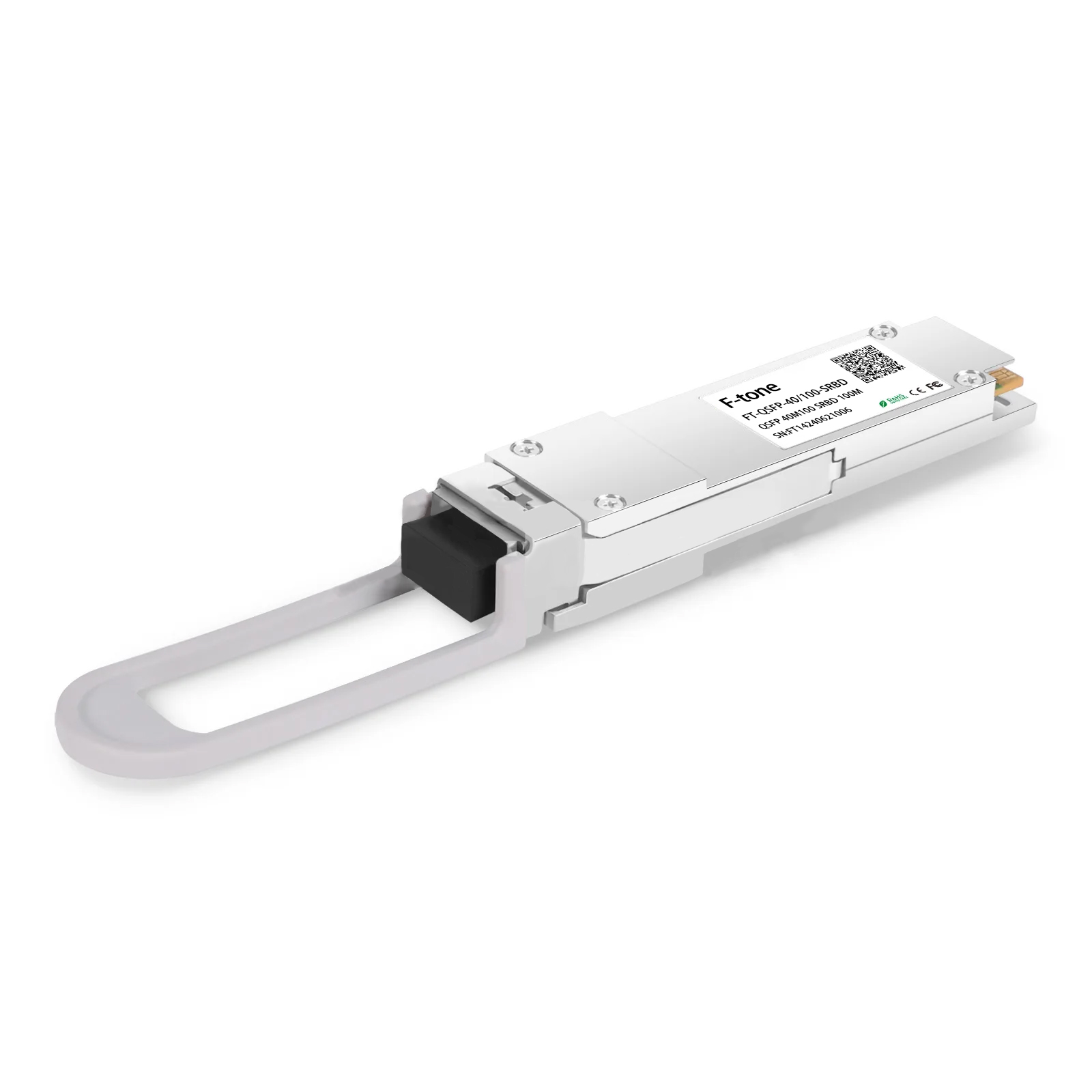 Cisco QSFP-40/100-SRBD Compatible Dual Rate 40G/100G QSFP28 BIDI 850nm & 900nm 100m LC MMF DDM Optical Transceiver
