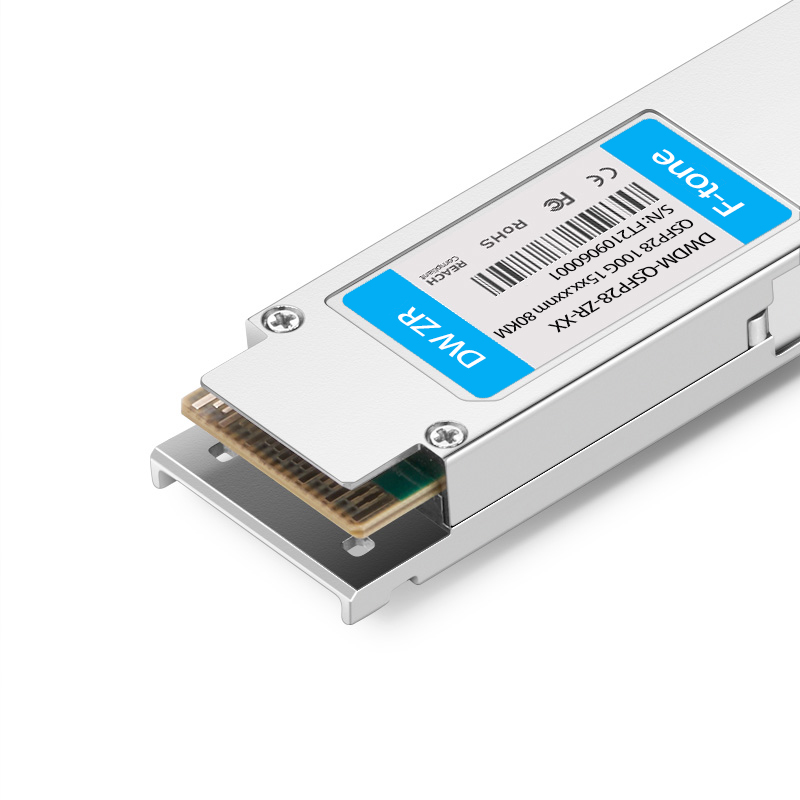 Q28-DW100G15-80C 100G DWDM QSFP28 PAM4 Single Wave C15 1565.50nm 100GHz LC 80km DDM Optical Transceiver Module