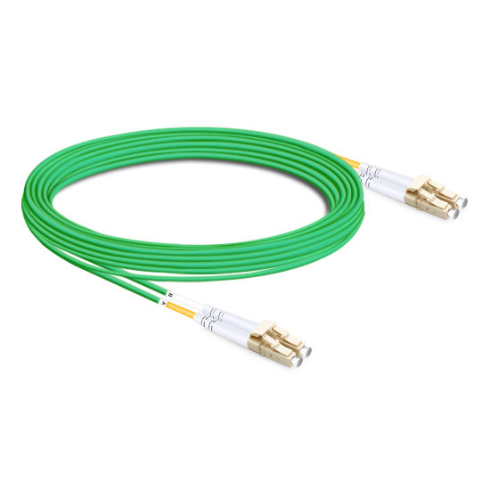 5m (16ft) Duplex OM5 Multimode LC UPC to LC UPC PVC (OFNR) Fiber Optic Cable