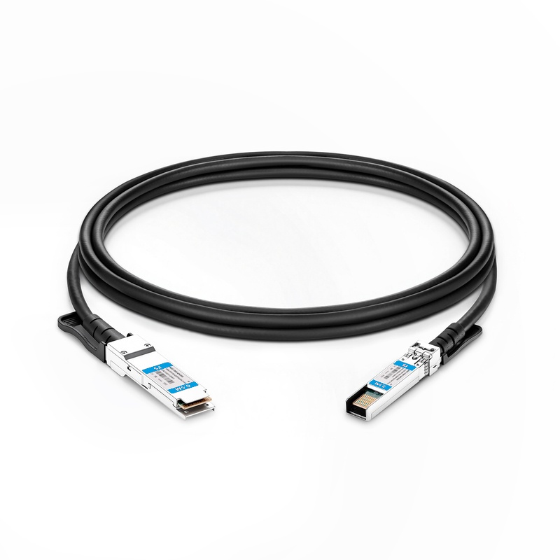 NVIDIA MCP7Y60-H001 Compatible 1m (3ft) 400G OSFP to 2x200G QSFP56 Passive Direct Attach Cable