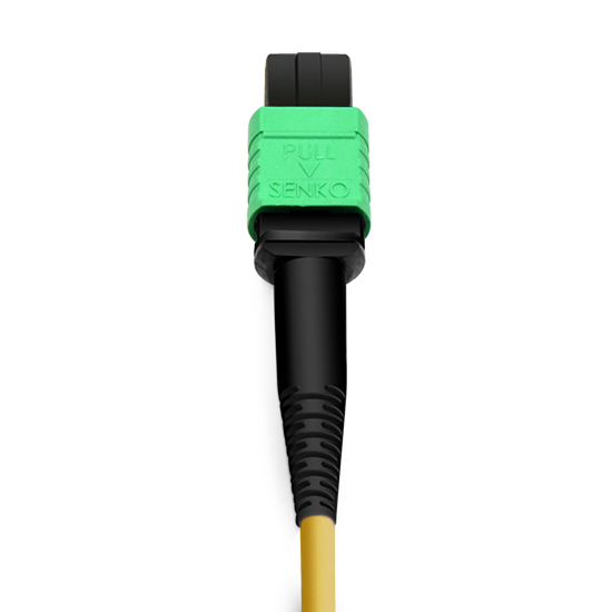NVIDIA MFP7E30-N007 Compatible 7m (23ft) 12 Fibers Low Insertion Loss Female to Female MPO Trunk Cable Polarity B APC to APC LSZH Single-Mode OS2 9/125