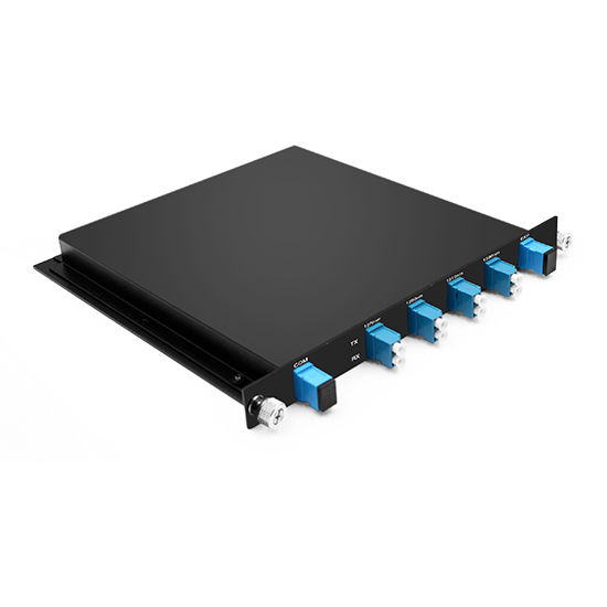 CWDM MUX 4CH 8 Wavelengths (TX: 1470/1490/1510/1530nm RX: 1550/1570/1590/1610nm) with Express Port LC/UPC Single Fiber LGX BOX