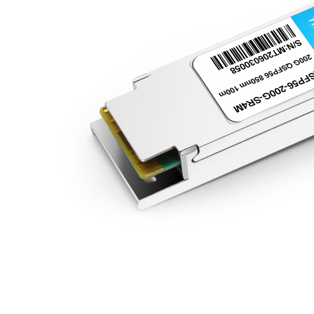 Mellanox MMA1T00-HS Compatible 200G Infiniband HDR QSFP56 SR4 PAM4 850nm 100m MTP/MPO OM3 FEC Optical Transceiver Module Mellanox