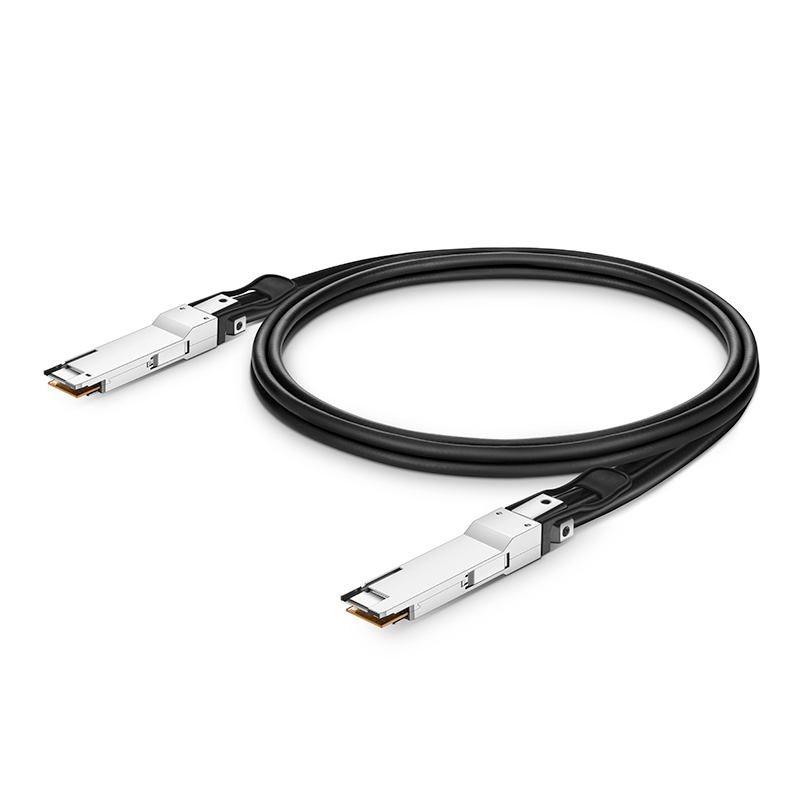 QSFP56-200G-PC50CM 0.5m (1.6ft) 200G QSFP56 to QSFP56 PAM4 Passive Direct Attach Copper Twinax Cable
