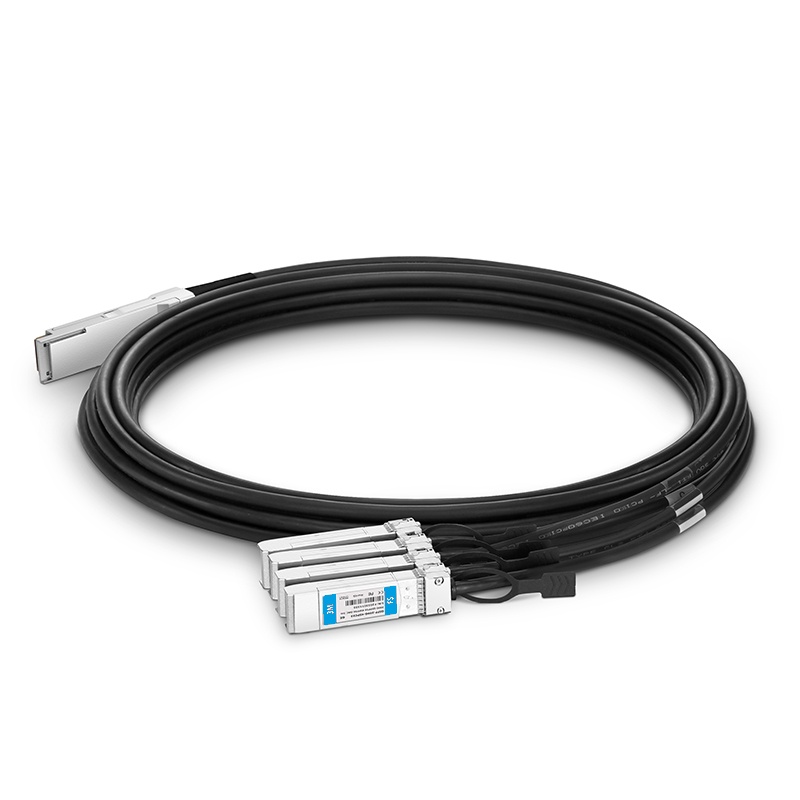 HPE (Mellanox) P06248-B23 Compatible 2m (7ft) Infiniband HDR 200G QSFP56 to 2x100G QSFP56 PAM4 Passive Breakout Direct Attach Copper Cable