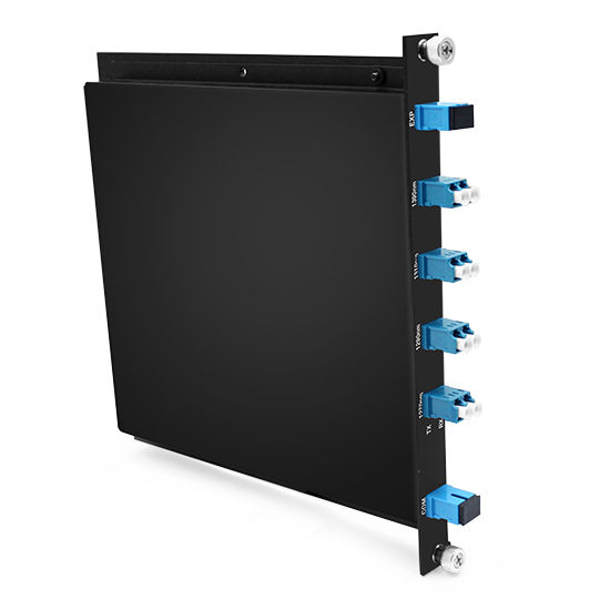 CWDM MUX 4CH 8 Wavelengths (TX: 1470/1490/1510/1530nm RX: 1550/1570/1590/1610nm) with Express Port LC/UPC Single Fiber LGX BOX