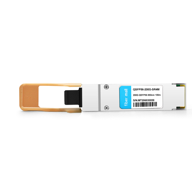 Mellanox MMA1T00-HS Compatible 200G Infiniband HDR QSFP56 SR4 PAM4 850nm 100m MTP/MPO OM3 FEC Optical Transceiver Module Mellanox