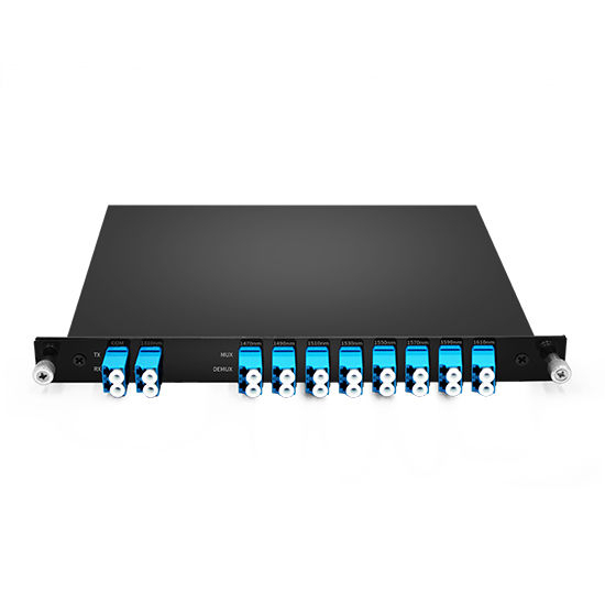 Passive CWDM Double Fiber Mux & Demux Module 8CH (1470-1610nm) LC/UPC LGX BOX