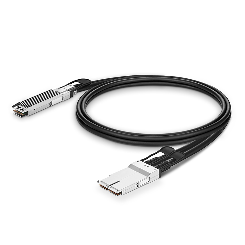 400G OSFP 8x50G PAM4转2x200G QSFP56 4x50G PAM4无源分支DAC, 3m (10ft)