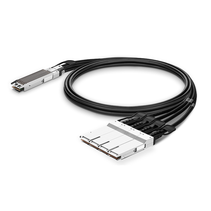 NVIDIA MCP7Y60-H01A Compatible 1.5m (5ft) 400G OSFP to 2x200G QSFP56 Passive Direct Attach Cable