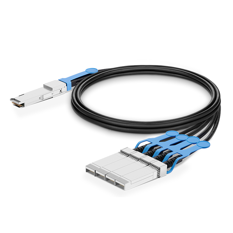 Extreme 10203 Compatible 2m (7ft) 40G QSFP+ to Four 10G SFP+ Copper Direct Attach Breakout Cable