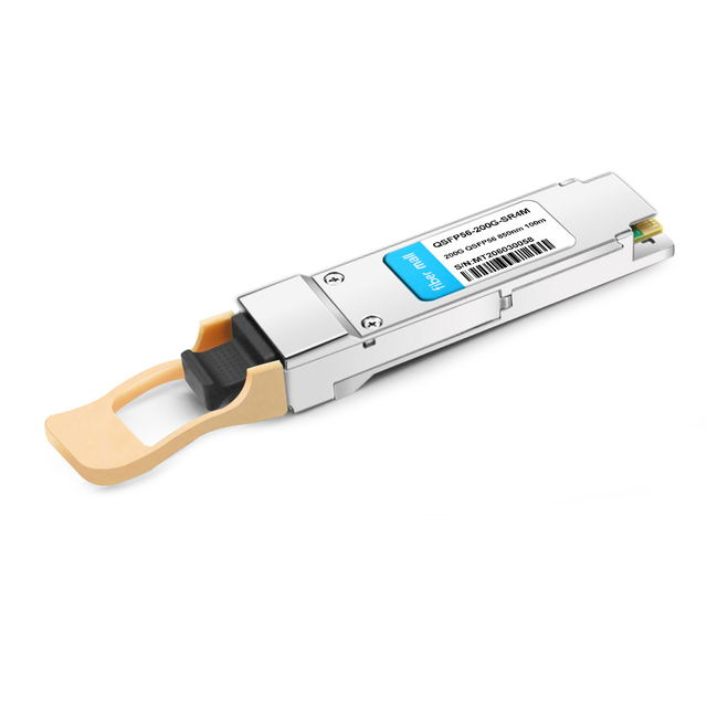 Mellanox MMA1T00-HS Compatible 200G Infiniband HDR QSFP56 SR4 PAM4 850nm 100m MTP/MPO OM3 FEC Optical Transceiver Module Mellanox