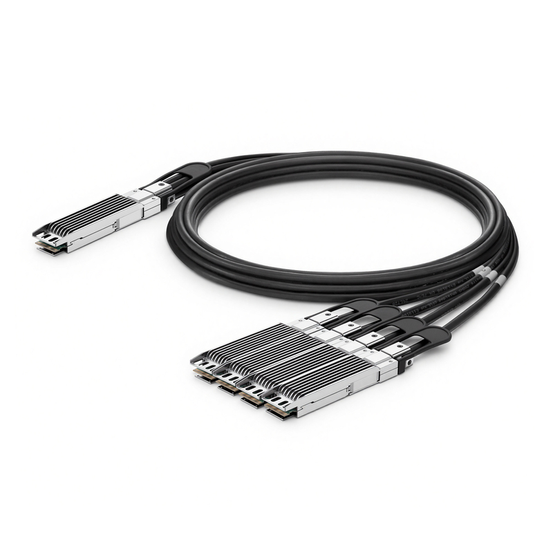 800G OSFP 8x100G PAM4转4x200G OSFP 2x100G PAM4无源分支DAC, 1m (3ft)