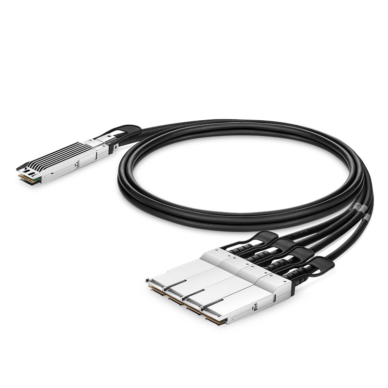 800G OSFP 8x100G PAM4转4x200G QSFP112 2x100G PAM4无源分支DAC, 2m (7ft)