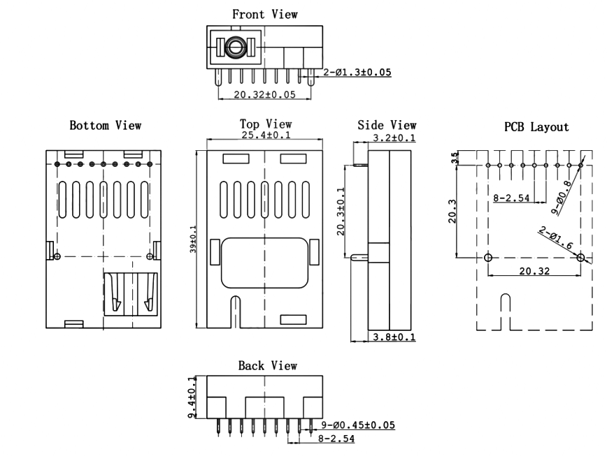FTTR-BxxL1-20I-FC Mechanical Drawing 2