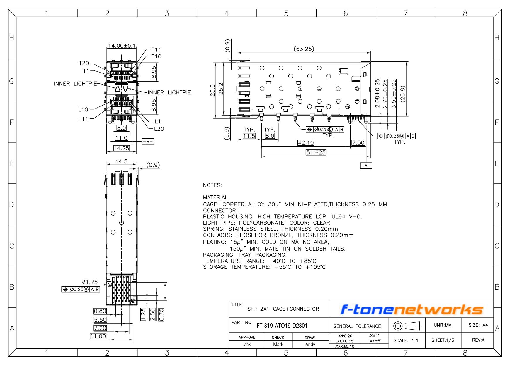 FT-S19-ATO19-D2S01 Drawing Page 1