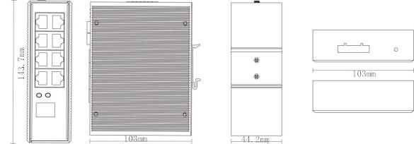 FT-YZXR18F Dimensions