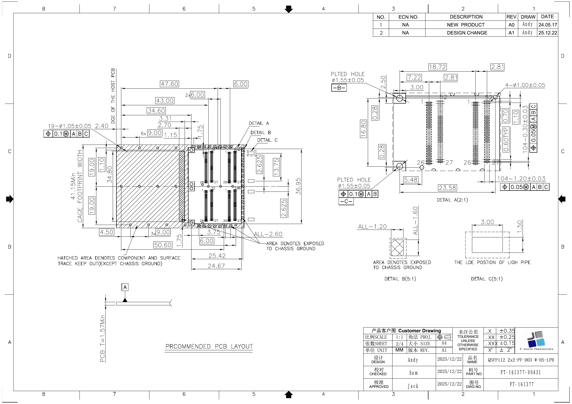 FT-161377-00431 technical drawing page 2