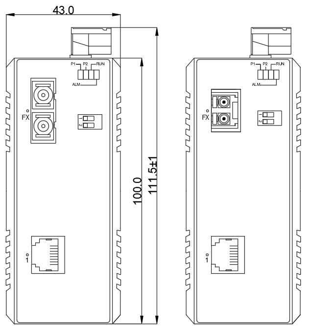 FT-43-ISW3000侧面板尺寸图3